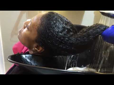 THERAPEUTIC HAIR SALON PROCESS- will put you to sleep...