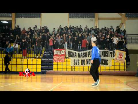 Red Army navijanje RK Velez - RK Sloga 22.11.2014.