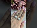 Серебряные серьги с жемчугом барочным