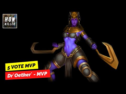 HoN The Dark Lady GEOMETER'S BANE with SYMBOL OF RAGE - MVP