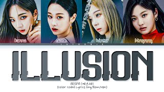 Download lagu aespa 'Illusion' Lyrics (에스파 Illusion) (Color Coded Lyrics) mp3