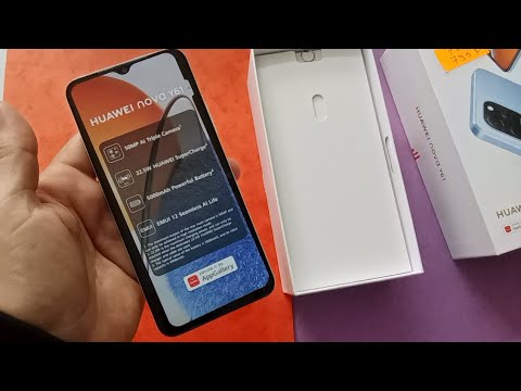 unboxing Huawei nova y61, review, test camera