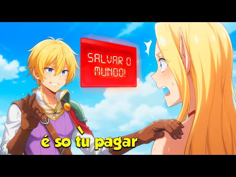 Ele Até Pode Salvar o Mundo... Mas Só Se Pagarem | Manhwa Recap