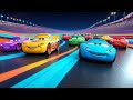 Baby Car Adventure Which Color Wins The Race Fun Kids Song Colorful Racing Adventure