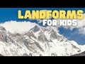 Landforms For Kids Learn About The 4 Types Of Landforms