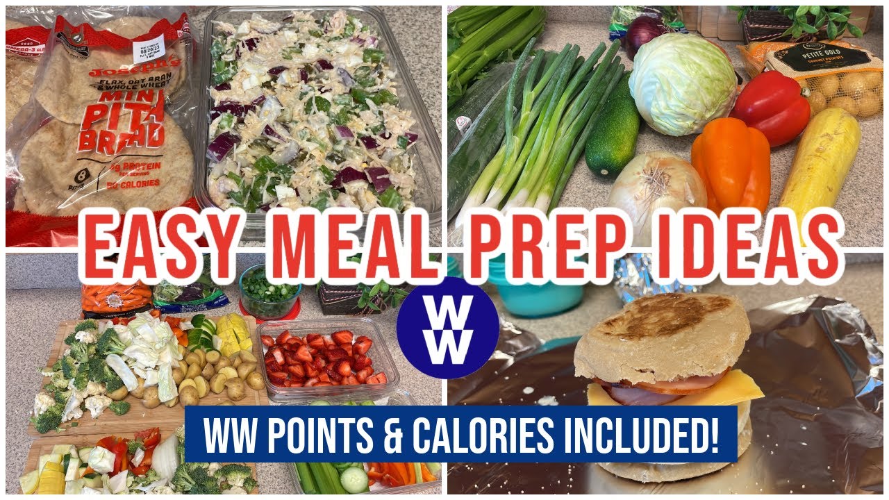 EASY MEAL PREP IDEAS | Dill Pickle Chicken Salad, Dinner Prep|WW Points/Calories |Journey to Healthy
