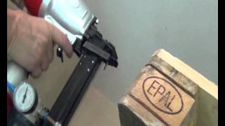 LogRay (previusly Smat Nail ) insertion into palette by pneumatic set