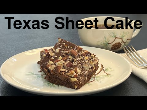 Did Someone Say Funeral? - Texas Sheet Cake - No Mixer Required - Super Simple, Very Tasty