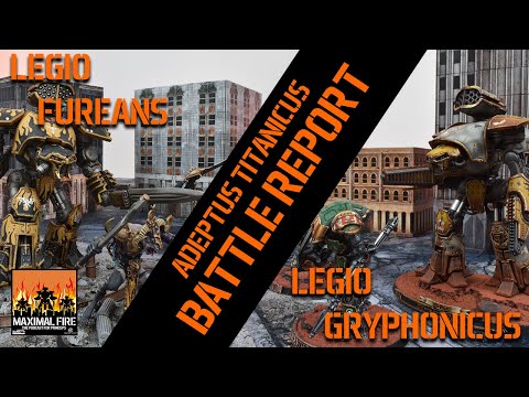 Adeptus Titanicus Starter Box Battle Report - Legio Fureans VS Legio Gryphonicus