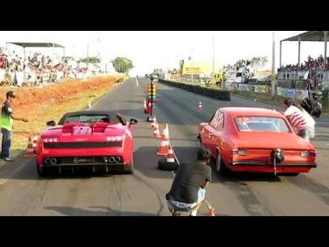 Opala Turbo Forjado vs Lamborguini... Temporada Drag Race