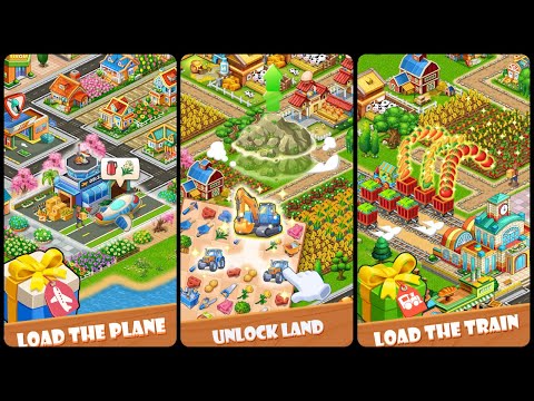 Dream Town - Merge & Design Mobile Game | Gameplay Android - YouTube