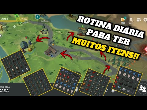 ROTINA DIÁRIA PARA TER ITENS E ARMAS SOBRANDO SEMPRE!! Last Day On Earth.