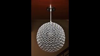 How To Make Your Own Spherical TetraLamp Shade ( Part 1 of 2 )