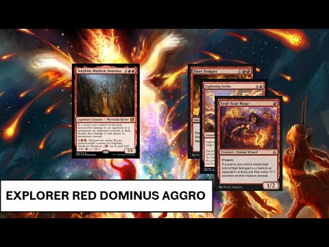 MTG Arena Explorer - Dominusing With Double Damage in Mono Red