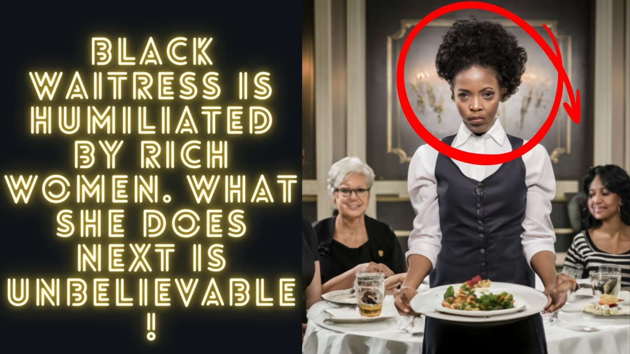 BLACK WAITRESS IS HUMILIATED BY RICH WOMEN. WHAT SHE DOES NEXT IS UNBELIEVABLE!
