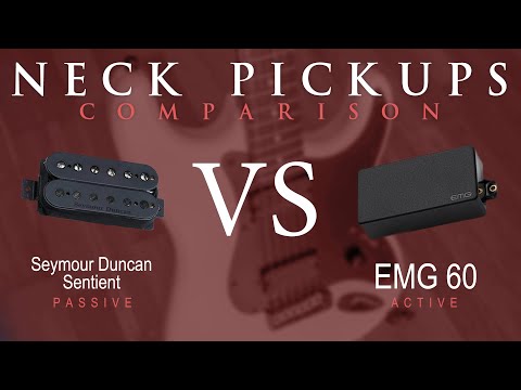 Seymour Duncan SENTIENT vs EMG 60 - Neck Pickup Guitar Comparison / Demo