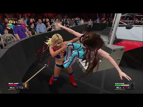 wwe 2k18 (concept) mickie james vs alexa bliss tlc