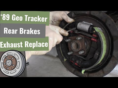 Saving a 1989 Geo Tracker | Rear Brakes, Wheel Cylinders & Exhaust Refresh