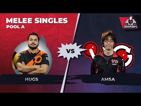 HugS vs aMSa - Melee Singles: Pool B - Smash Summit 6