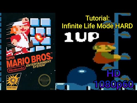 Super Mario Bros. | Infinite Life Mode HARD | HD | Tutorial