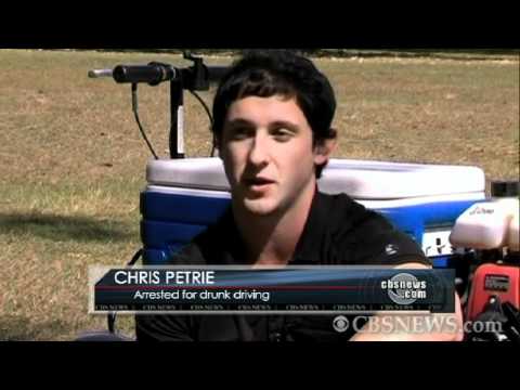 CBS News The Feed - Man arrested driving cooler scooter drunk