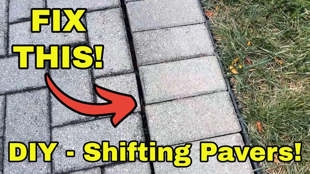 DIY Paver Fix: Stop the Shift & Replace Edging in No Time!