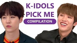 K-IDOLS DANCING TO I.O.I PICK ME (COMPILATION)