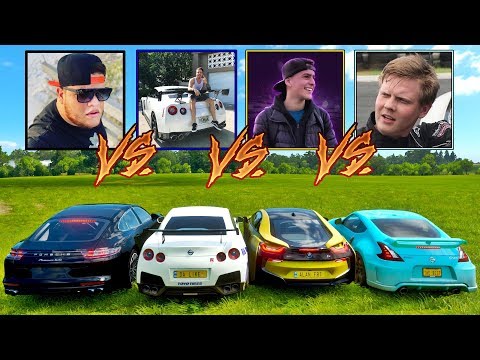 CARROS DOS YOUTUBERS NO PEGUE ME SE FOR CAPAZ - FORZA HORIZON 4 - GAMEPLAY