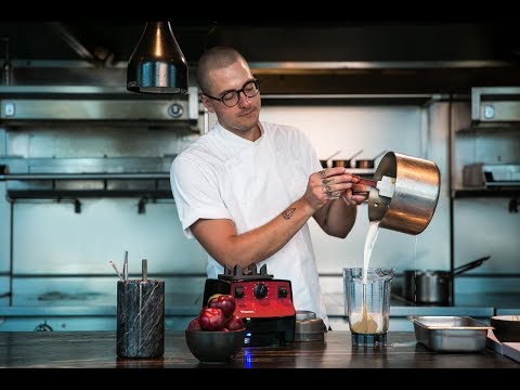 Pastry Chef Gregory Baumgartner at 71Above | Boysenberry Panna Cotta