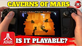Atari Caverns of Mars Recharged on the Steam Deck - Is it Playable?