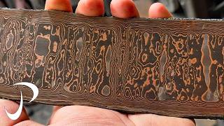 Making Copper Damascus Steel