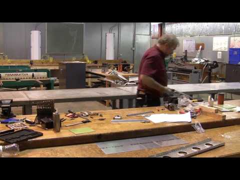 AVT 206 A&P Sheet Metal Class - P2 - Cutting out the damaged section