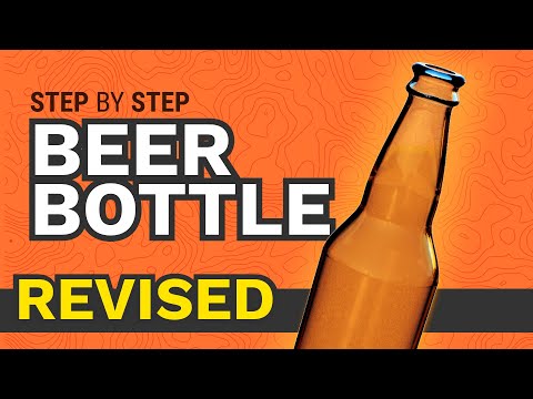 How to 3D Model a Beer Bottle - Learn Autodesk Fusion 360 in 30 Days: Day #2 (REVISED)