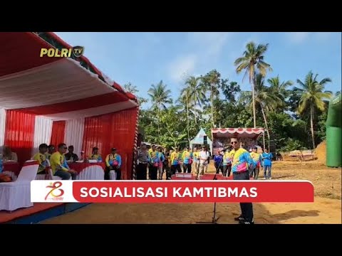 POLRES PURWOREJO SOSIALISASI KAMTIBMAS PERINGATI HARI BHAYANGKARA