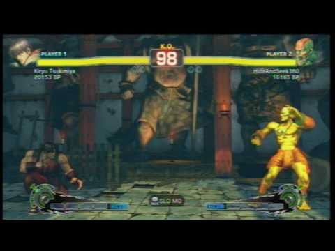 SSF4 [A vs A]: Kiryu Tsukimiya(#1 Guy) vs HideAndSeek360(#20 Dhalsim) Ep.219