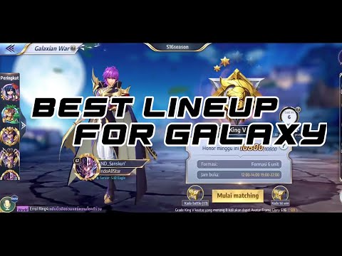 BEST LINEUP FOR GALAXY WAR - SAINT SEIYA AWAKENING