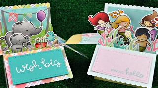 Intro to Scalloped Box Card Pop-Up + 2 cards from start to finish