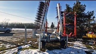 Új Fliegl küllős kapa 6,5 méteres munkaszélesség