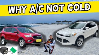 WHY AC DOES NOT BLOW COLD AIR, AIR CONDITIONER NOT COOL FORD ESCAPE 2013 2014 2015 2016 2017 2018 20