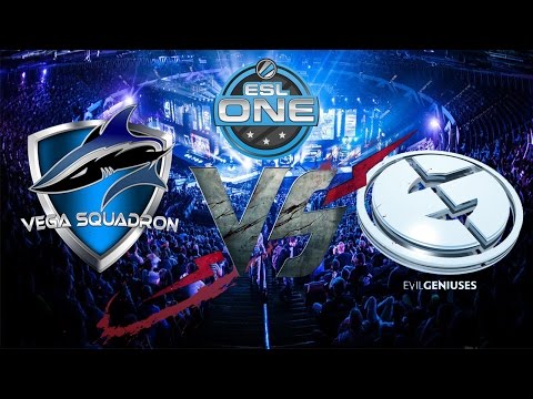 Evil Geniuses vs Vega Squadron (Esl one New York Super Week 2015 Dota 2) Best moments game 1
