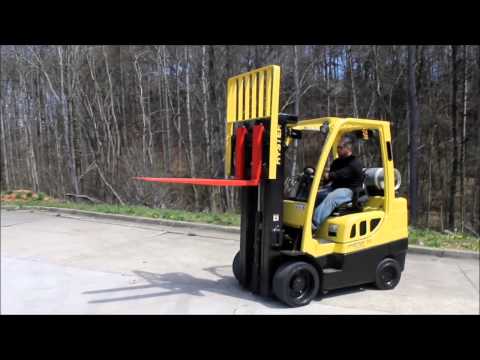 7000 LB CAPACITY, 2011 HYSTER S70FT, PROPANE FORKLIFT 8