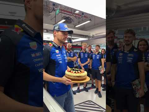 HAPPY BIRTHDAY TO... wait, no, that was last week 😂 #F1 #MaxVerstappen #RedBullRacing