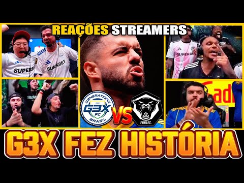REAÇÕES DOS STREAMERS! K9 VOLTOU VITÓRIA G3X 6 X 4 FURIA NA KINGS LEAGUE BRASIL