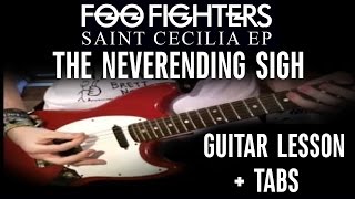 Foo Fighters - The Neverending Sigh (EASY Guitar LESSON + TABS)
