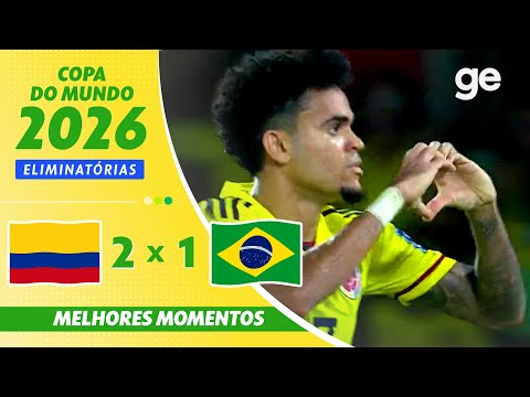 Gols e lances de Colômbia x Brasil