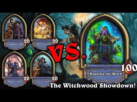 Beating The Final Battle of the Witchwood VS Hagatha The Witch! [Hearthstone]