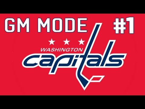 NHL 13: GM Mode Commentary - Washington ep. 1 "Looking at the Roster"