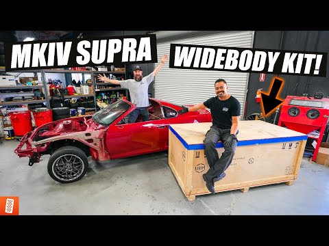 Building a Modern Day (Fast & Furious) 1994 Toyota Supra Turbo – Part 3 – Widebody Reveal!