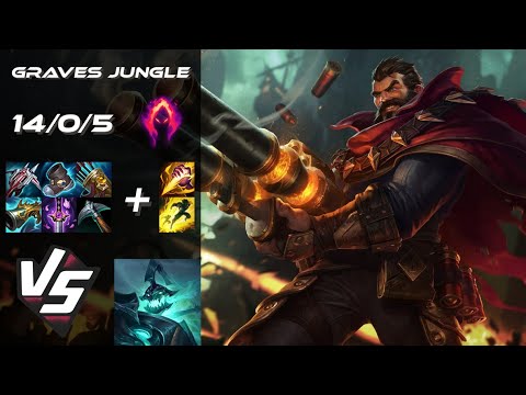 JUNGLE Graves vs Hecarim - EU Challenger Patch 14.20