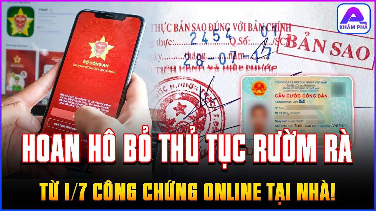 Từ 1/7 người dân có thể công chứng điện tử trực tuyến bỏ thủ tục rườm rà